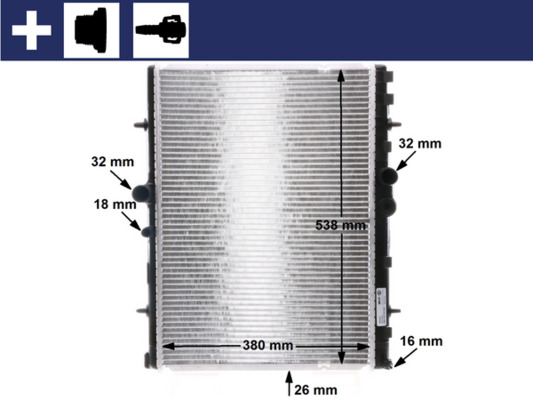 Mahle CR31000S Radiator