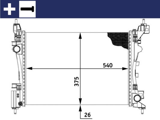 Mahle CR773000S Radiator