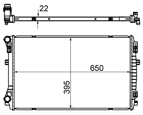 Mahle CR2054000S Radiator