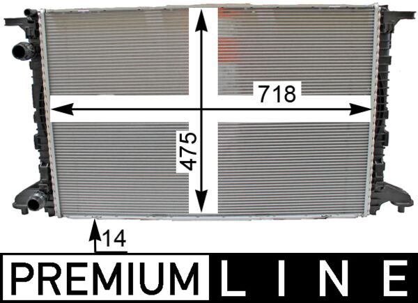 Mahle CR2176000P Radiator