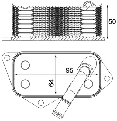 Mahle CLC12001S Oil Cooler