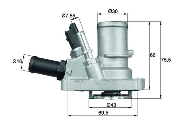 Mahle TI14488 Coolant Thermostat
