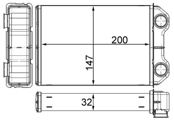 Mahle AH251000S Heater Matrix