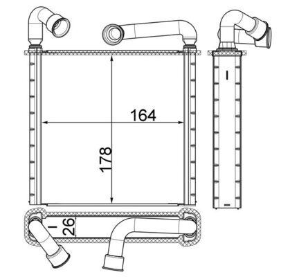 Mahle AH253000S Heater Matrix