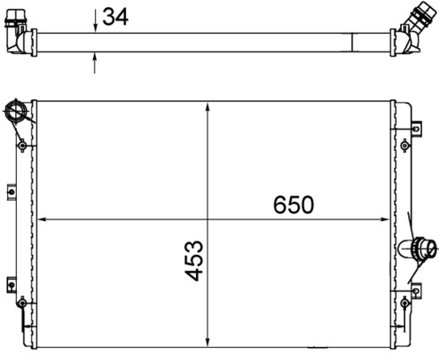 Mahle CR1539002S Radiator