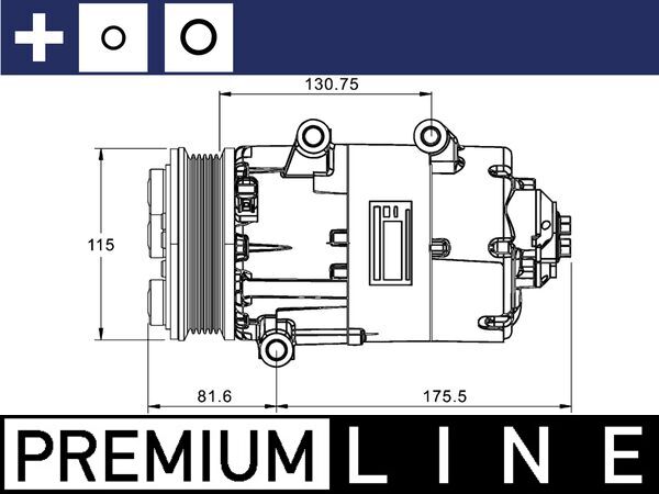 Mahle ACP1331000P Air Con Compressor