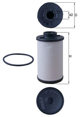 Mahle HX132D Automatic GearBox Oil Filter