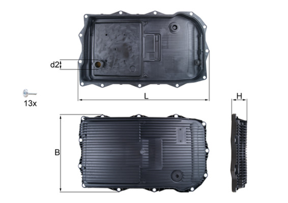 Mahle HX184KIT Automatic Gearbox Sump Pan