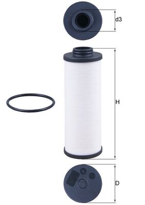 Mahle HX186D Automatic GearBox Oil Filter