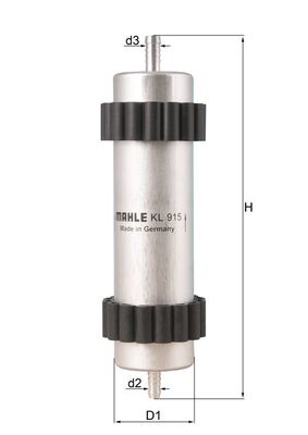 Mahle KL915 Fuel Filter