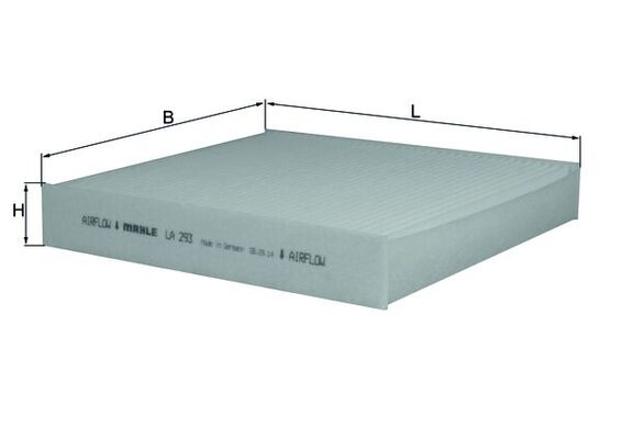 Mahle LA293 Pollen / Cabin Filter