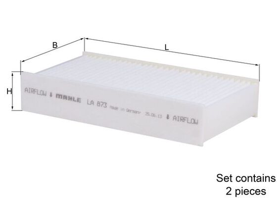 Mahle LA873/S Pollen / Cabin Filter