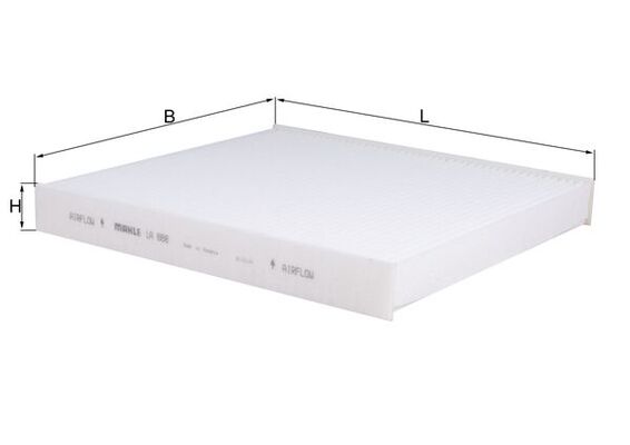BORG & BECK BFC1121 Filtro Abitacolo Al Carbone Attivo - Sostituzione Clima Auto Per Aria Pulita E Antiodore