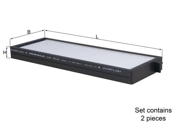 Mahle LA912/S Pollen / Cabin Filter