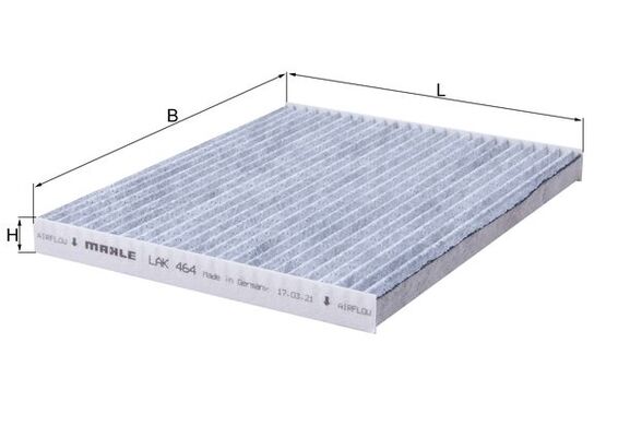 Mahle LAK464 Pollen / Cabin Filter