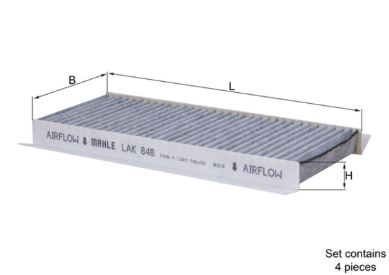Mahle LAK848/S Pollen / Cabin Filter