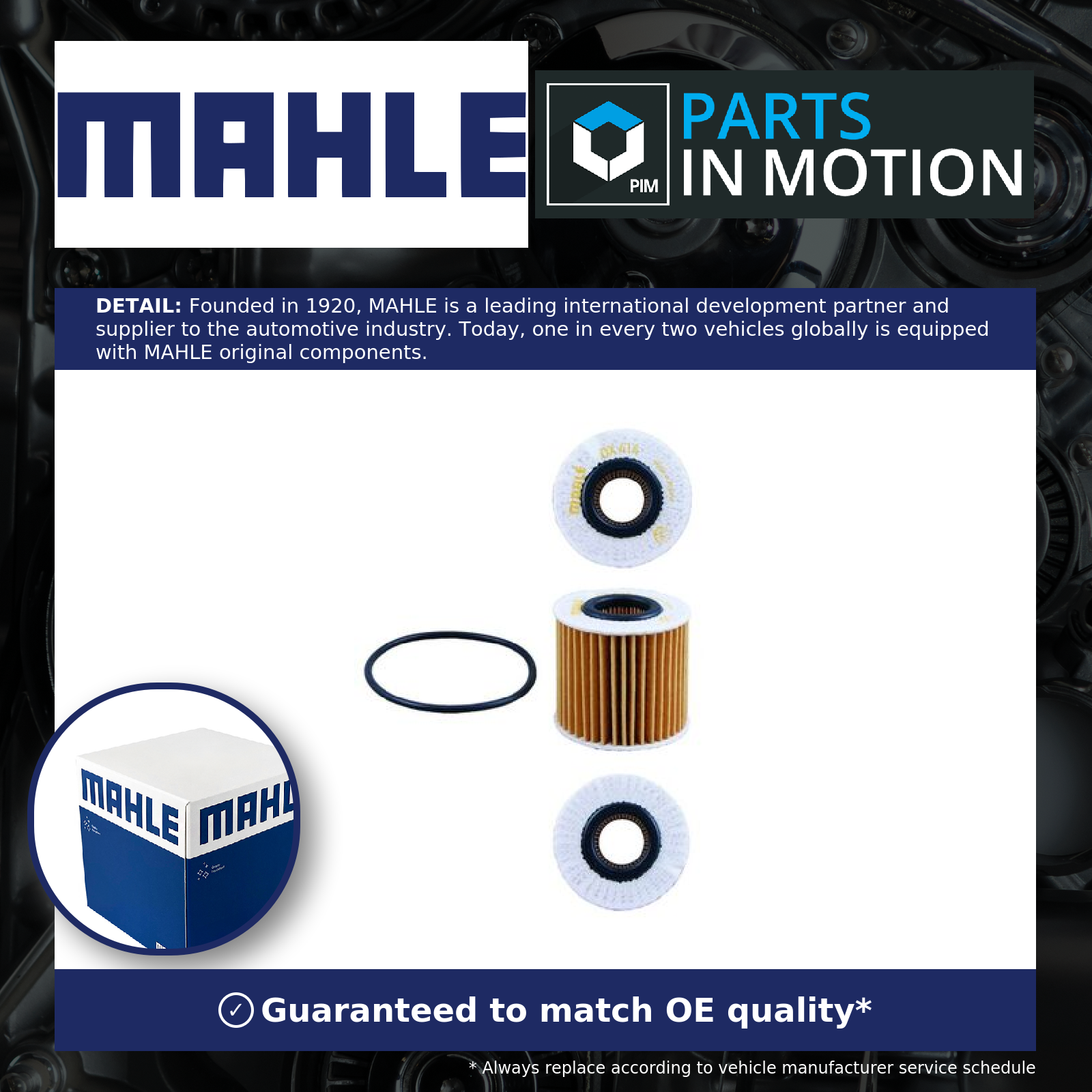 Mahle Oil Filter OX414D2 [PM2168076]