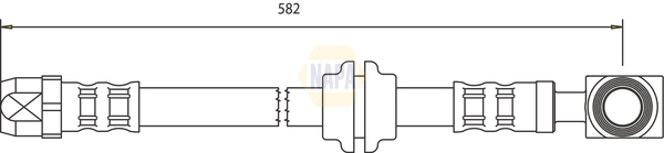 NAPA NBH1037 Brake Hose