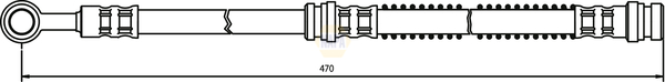 NAPA NBH1059 Brake Hose