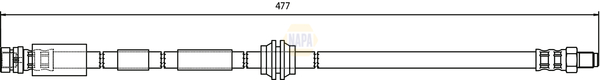 NAPA NBH1103 Brake Hose