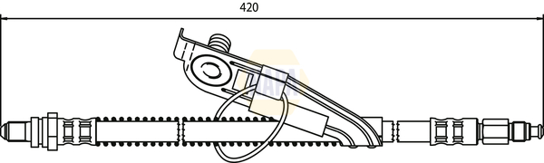 NAPA NBH1114 Brake Hose