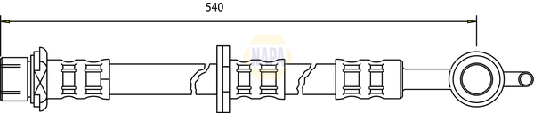 NAPA NBH1116 Brake Hose