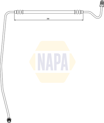 NAPA NBH1134 Brake Hose