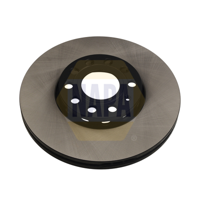NAPA NBD5190 2x Brake Discs Pair Vented