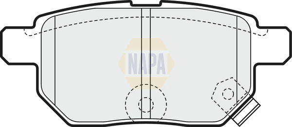 NAPA NBP1036 Brake Pads Set