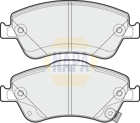 NAPA NBP1105 Brake Pads Set