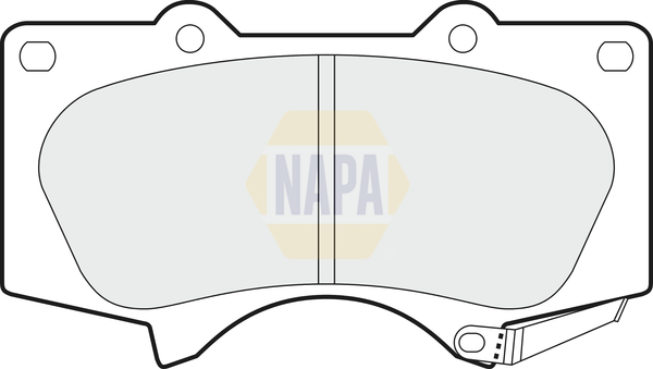 NAPA NBP1248 Brake Pads Set