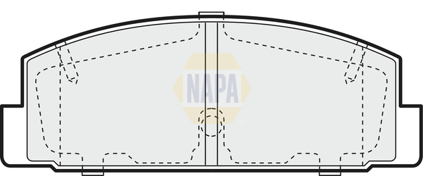 NAPA NBP1278 Brake Pads Set