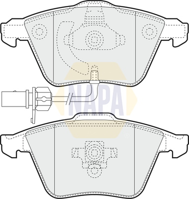 NAPA NBP1405 Brake Pads Set