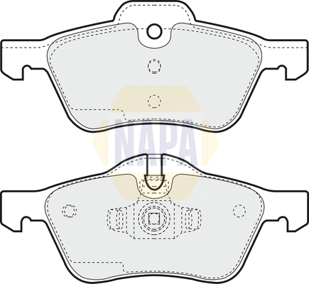 NAPA NBP1457 Brake Pads Set