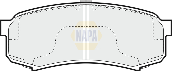 NAPA NBP1460 Brake Pads Set