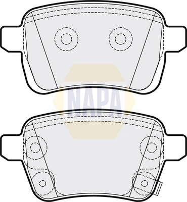 NAPA NBP1515 Brake Pads Set