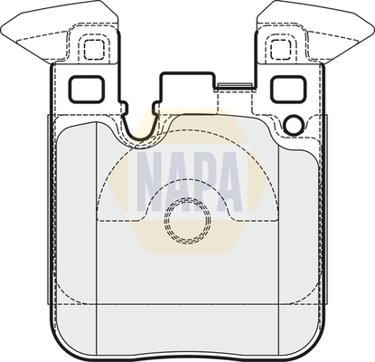NAPA NBP1613 Brake Pads Set