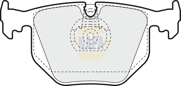 NAPA NBP1689 Brake Pads Set
