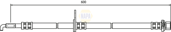 NAPA NBH1146 Brake Hose