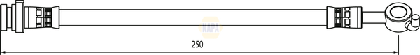 NAPA NBH1215 Brake Hose