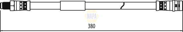 NAPA NBH1216 Brake Hose