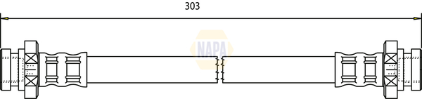NAPA NBH1218 Brake Hose