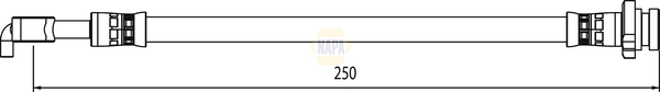 NAPA NBH1290 Brake Hose