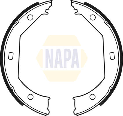 NAPA NBS5006 Handbrake Shoes Set