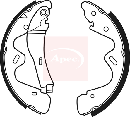 Apec SHU682 Brake Shoes Set