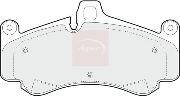 Apec PAD1408 Brake Pads Set