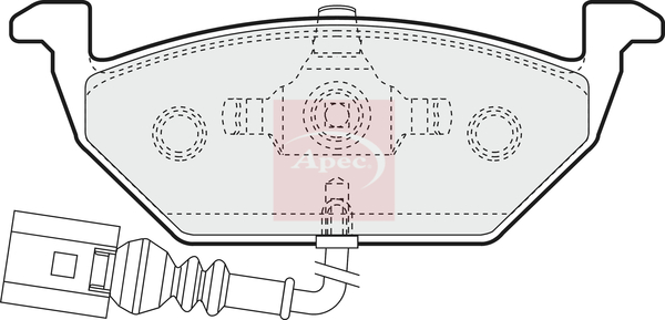 Apec PAD1109 Brake Pads Set