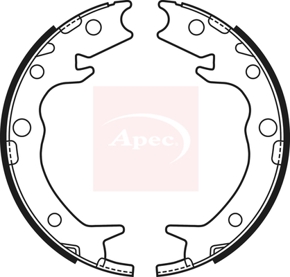 Apec SHU699 Brake Shoes Set