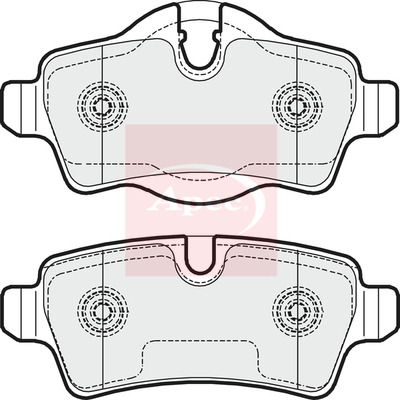 Apec PAD1648 Brake Pads Set