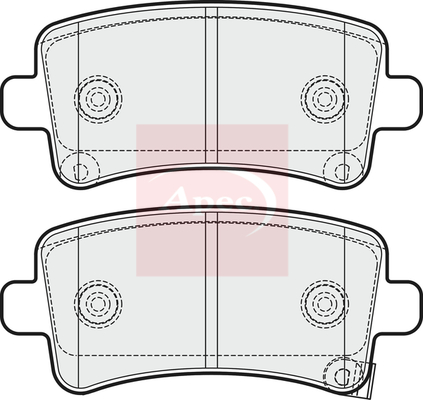 Apec PAD1697 Brake Pads Set